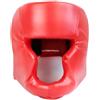 CaFfen Caschetto Boxe Caschetto da boxe for arti marziali for adulti, caschetto con protezione for la testa(Red)