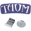KIXZSAZ Porta Gesso da Biliardo Magnetico Rotondo Durevole, Accessori Eleganti per riporre Gli Oggetti con Clip, Facile Accesso per Gli Amanti del Biliardo, Blu, 7x2.5x1.5 cm