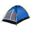 AKTIVE Tenda da campeggio per 2 persone 200x120x100 cm blu, leggera e facile da montare, design igloo con struttura robusta, ventilazione posteriore e borsa per il trasporto (52550)