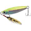 Zpengtai Esche Da Pesca 1 pz. Ami Jig in metallo fuso 7/10/15/20 g Shore Casting Jigging Fish Sea Bass Fishing Lure Esca artificiale Attrezzatura(8 with hook,7g)
