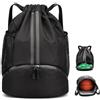 ZLXFT Borsa per scarpe da calcio, zaini da calcio con scomparto per scarpe, sacchetti in PE, borsa per kit in PE, borsa per stivali da calcio, zaino sportivo da palestra, zaino con scomparto inferiore
