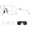 KAPVOE Fotocromatici Occhiali da Ciclismo Uomo Occhiali MTB Occhiali Bici da Corsa Occhiali da Sole Sportivi Donna Occhiali da Sole Ciclismo Occhiali da Sole Bici Occhiali Running Baseball 01