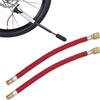 Jwthee Tubo di prolunga per gonfiatore per Pompa da 2 Pezzi, Tubo di prolunga per Pompa per Bici da 16,6 cm/6,5 Pollici Tubo per Pompa per Bici con Design a Doppia valvola per Mountain