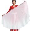 DSFIHJO Ventagli Danza del Ventre Chiffon Grande ventaglio Velo Apertura Puntelli da Ballo Lisca di Pesce Manico Pieghevole Cinese 85 cm(Color 12,2PCS)