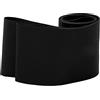 BORDSTRACT Strisce elastiche per cerchioni in PVC, 80 mm x 66 cm, cuscino per tubo interno anti foratura per pneumatici da 66 cm, colore nero
