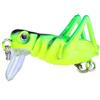 Zpengtai Esche Da Pesca Esca da pesca 35mm 3g for insetti cavalletta volante dura artificiale realistica Persico con 10 ami(D)