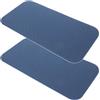 INOOMP 2 Pezzi Tappetino da Yoga in Tpe 0,24 Pollici Antiscivolo, Portatile per Esercizi All'aperto, per Donne Durante lo Stretching e Fitness
