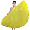 DSFIHJO Ventagli Danza del Ventre Gradiente Ballerino Ventaglio Velo Flowy Fishbone Chiffon Apertura Danza Puntelli Evento Spettacolo teatrale 85 cm(Color 10,2PCS)