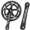 QHYRZE Guarnitura Bici da Strada Square Taper 170mm Set Pedivelle in Lega di Alluminio 53-39T Doppia Corona 7/8/9/10/11 velocità