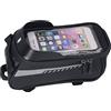 Domary Borsa per Telefono da Bici, Guscio Rigido in Eva con Doppia Cerniera, Touch Screen, Supporto per Telefono di Grande capacità iOS da Mountain Bike Inferiore a 6
