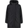 CMP - Parka da bambina con cappuccio fisso, Antracite, 176
