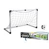 GOLDEN HILL Porta da Calcio per Bambini con Rete e Pallone, 128x66x52 cm