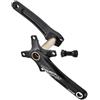 LHHL MTB Manovella Sinistra/Destra 165/170/175mm 4 Zampe Integrate Cave Guarnitura con BB Adatto for Bicicletta da Strada Montagna(175mm)
