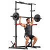 GartistGo Rack da Squat Multifunzione con Barra per Trazioni, Supporto Regolabile Completo, Portata 300 KG, Gabbia in Acciaio Resistente per Allenamento di Forza a Casa