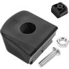 NUOBESTY Freno a per Essenziale di Accessorio Outdoor per Appassionati in Resistente all'Usura Pu Plastico Nero, Portatile Pattini Rotelle Adatto per Pattinaggio Skating