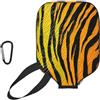 Mexpekil Custodia protettiva universale per racchetta da pickleball, motivo tigre, 29,5 x 22,1 cm, custodia protettiva universale per pagaie da pickleball, protezione antigraffio in neoprene elastico