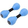 Firlar 2 Pezzi Manubri Galleggianti Ad Acqua, Manubrio per Piscina Fitness Esercizio Aerobica in Acqua, Manubri in Schiuma per Esercizi Aerobici in Acqua in Schiuma Eva, per Piscina