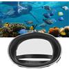 BAFOVY Maschera da Immersione a Lente Singola in Vetro Temperato, Occhiali da Sub Antiappannamento con Cinturino Regolabile per lo Snorkeling e gli Sport Acquatici (L)