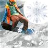 OMZSXK Snowboard Stomp Pad,Chiaro Fiocco di Neve Snowboard Stomp Pads,Autoadesiva Sci Snowboard Stomp Pad,Tappetino Antiscivolo per Snowboard,Fornisce Una Presa aggiuntiva