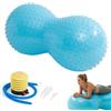 Gohytal Palla da yoga, 40 x 90 cm, palla da yoga a forma di arachidi, palla da ginnastica terapia, palla da seduta, palla sportiva anti-scoppio, palla massaggiante per fitness, yoga, ginnastica, core