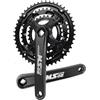 LHHL 170mm Mountain Bike Cono Quadrato Guarnitura 28-38-48T Triplo Rotonda Ingranaggio Tondo Guarniture MTB 6/7/8/9/10/11 velocità