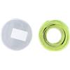 YUKOFE Nastro di protezione per telaio protettivo con gancio e anello in nylon premium da 3 pezzi per raccolta di palline e protezione della racchetta, larghezza 37 mm, lunghezza 450 mm (Fluorescent Green)