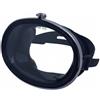 Wswqop Maschera Subacquea Occhialini da Nuoto Lente in Vetro Temprato Parabrezza Antiappannamento Cinghia Personalizzabile per Attività di Immersione Snorkeling Escursioni Acquatiche , 2ª Gen Nero