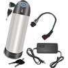 XYFGODEM Batteria pieghevole da 36 V, 13 Ah, 15 Ah, per biciclette elettriche, agli ioni di litio con BMS e caricatore per motori da 200 W-800 W