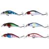 GALPADA Kit Esche da Pesca Artificiali Creativi 6 Pezzi in ABS 5cm 2,7g Amo N.10 per Pesca All'aperto e Spinning Mare