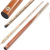 Kmise Stecca da biliardo da 145 cm, con punte professionali da 9,5 mm, artigianale, 3 stili di peso, realizzata in legno di alta qualità, bastoncini da biliardo per adulti (legno Maras da 510 g)