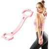 Generic Yoga Figura 8 Fascia di Resistenza TPE Stretch Trainer per Spalla Indietro Gamba Allenamento, Viola
