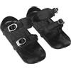 Keenso Mini Pattini da Sci Attacchi Regolabili Sci Corti Nylon ABS 14,2 X 5,8 Pollici Taglia Unica US 5 14 per Adulti Sentieri Invernali Parchi di Fondo