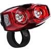 Domary Fanale Posteriore, 2 Luci di Sicurezza Lampeggianti a LED per Ciclismo, con Clip di Montaggio Facile per Manubrio e Reggisella
