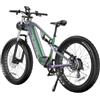 NexaCore Mountain Bike Elettrica - Compatibile con Duotts E26 | 250W | Fat Bike 26 | Autonomia 120 km | Cambio Shimano 7v | Velocità limitata 25 km/h