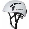 Fonowx Casco Protettivo da Arrampicata con Vestibilità Personalizzata E Design Resistente Agli Urti per Attività in Montagna Escursioni Rappeling Soccorso Adatto per Uso Quotidiano E Sport, Bianco
