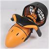 SEVEQIS Scooter subacqueo, Propulsore Subacqueo con Batteria al Litio Nuoto Ausiliario Sommergibile(Blauw)