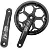 LHHL Guarnitura Conica Quadrata for Bicicletta Pieghevole Set di Pedivelle da 170mm 48T 52T Guarnitura A Corona Singola Doppia Copertura, 7/8/9/10 velocità(52t)