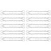 Vjsujehgy 20 Pz Daisy Chain di Nylon Cintura Forte Arrampicata Imbracature Regolabili Corda A Forte per Esterno Camping Sport