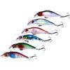 Kisangel Esche Artificiali per Pesca Mare 6 Pezzi Lure in ABS 5cm 2.7g Affondamento Lento per Pesca Outdoor Spinning