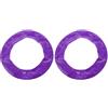 SHINEOFI 2 Pezzi Base per Palla da Yoga in PVC Porpora, Anello Gonfiabile Rotondo Antiscivolo e Portatile per Supporto Stabile e Allenamento di Equilibrio in Casa e Palestra