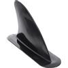 HOMSFOU Pinna per Tavola da Surf in Nylon Nero, Pinna Rimovibile per Longboard Funzione di Guida e Flessibilità Sull'acqua, per Paddleboard e Kayak