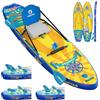 iTAOSTAR Journey J07A - Tavola gonfiabile extra larga da 88,9 cm, con 5 pinne per principianti, per adulti di tutti i livelli di abilità