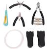 XUMIUZIY Set di Strumenti per Incordare la Racchetta da Badminton con Pinze Robuste e Morsetti Volanti per Kit di Manutenzione Professionale, Ideale per la Casa e i Tornei