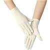 GIJMZY 1 paio di guanti da equitazione in cotone con touch screen, cinque dita, protezione solare estiva, esterno in tinta unita, donna(Beige)