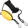 Rengue Ancora da Pesca alla Deriva da 9,8 M in PVC Resistente con Cinturino in Tessuto Rinforzato, Fondo Ponderato per Accessori Marini per Yacht, Kayak da Barca