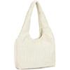 Miss Lulu Borsa a Tracolla Donna Autunno Inverno, Borsa Spalla Tote Bag Pieghevole in Velluto, Grande Casual per Lavoro, Università e Viaggi