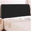Ystyle Copri Testiera Letto Elasticizzata Matrimoniale, 120CM, Nero | Elastico Copri Spalliera Letto, Copertura Testata Letto Lavabile, Headboard Cover Antipolvere Universale, Copri Testata Letto
