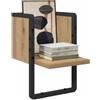 vidaXL Scaffale da parete Rovere Artigianale 20 x 25 x 30 cm, Soggiorno, Mensola a Sospensione, Storage Retangolare, Unità da Muro, Legno Ingegnerizzato, Design Minimalista