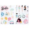 Paladone Adesivi da Parete Barbie - Decorazioni Riutilizzabili Ufficiali per Camera, Con Amiche Iconiche, Lettere, Abbigliamento, & Accessori