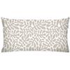 TOM TAILOR Herding TOM TAILOR Copricuscino Renforcé, 40x80 cm, 100% Cotone/Renforcé, Con Cerniera Colorata, ORGANIC LEAVES Beige, Bianco (Sunny Sand)